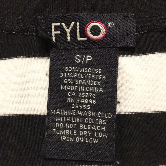 FYLO Button Up V-Neck Cardigan T-Shirt Size Small - Picture 5 of 5